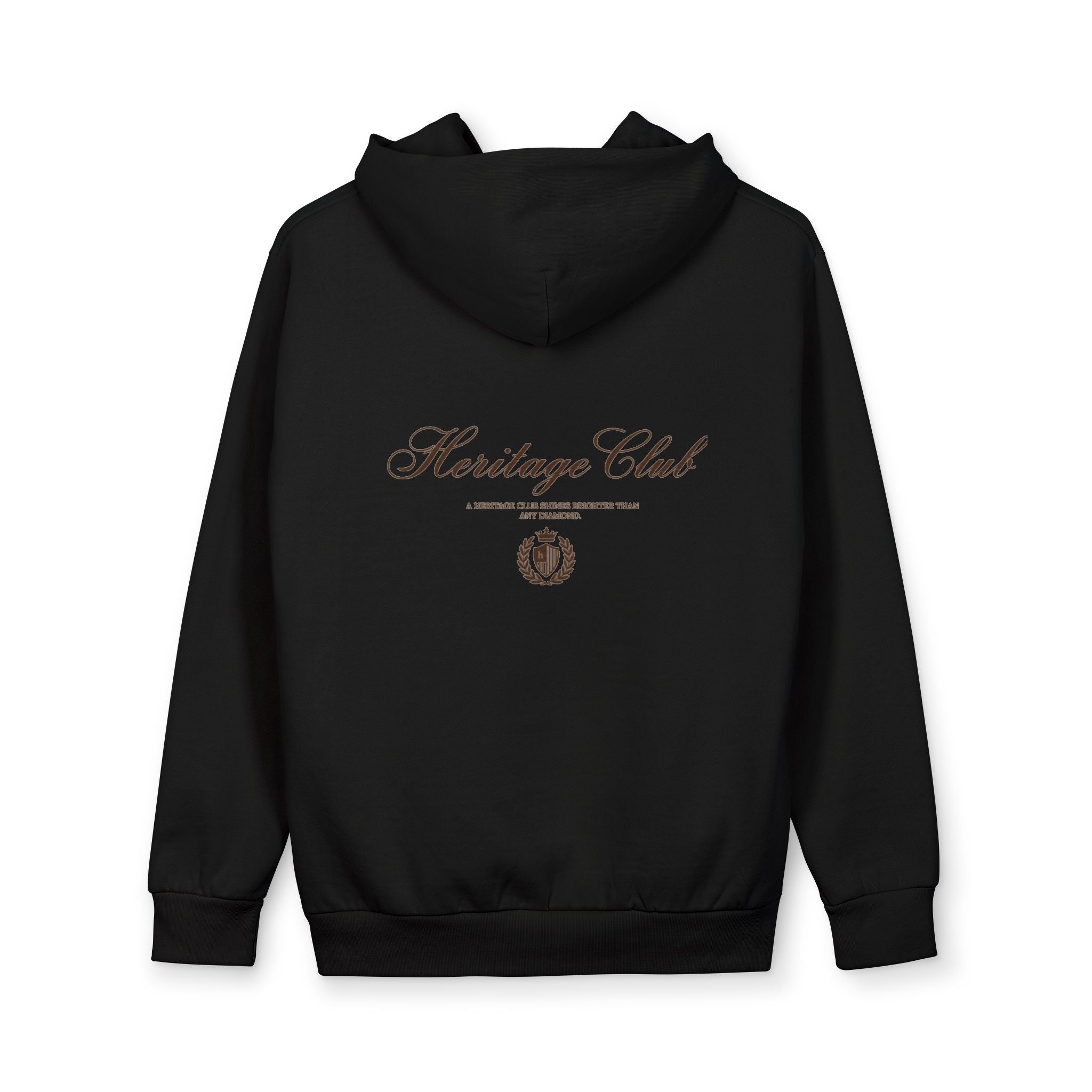 Heritage Club Hoodie — Vintage Script Logo Pullover