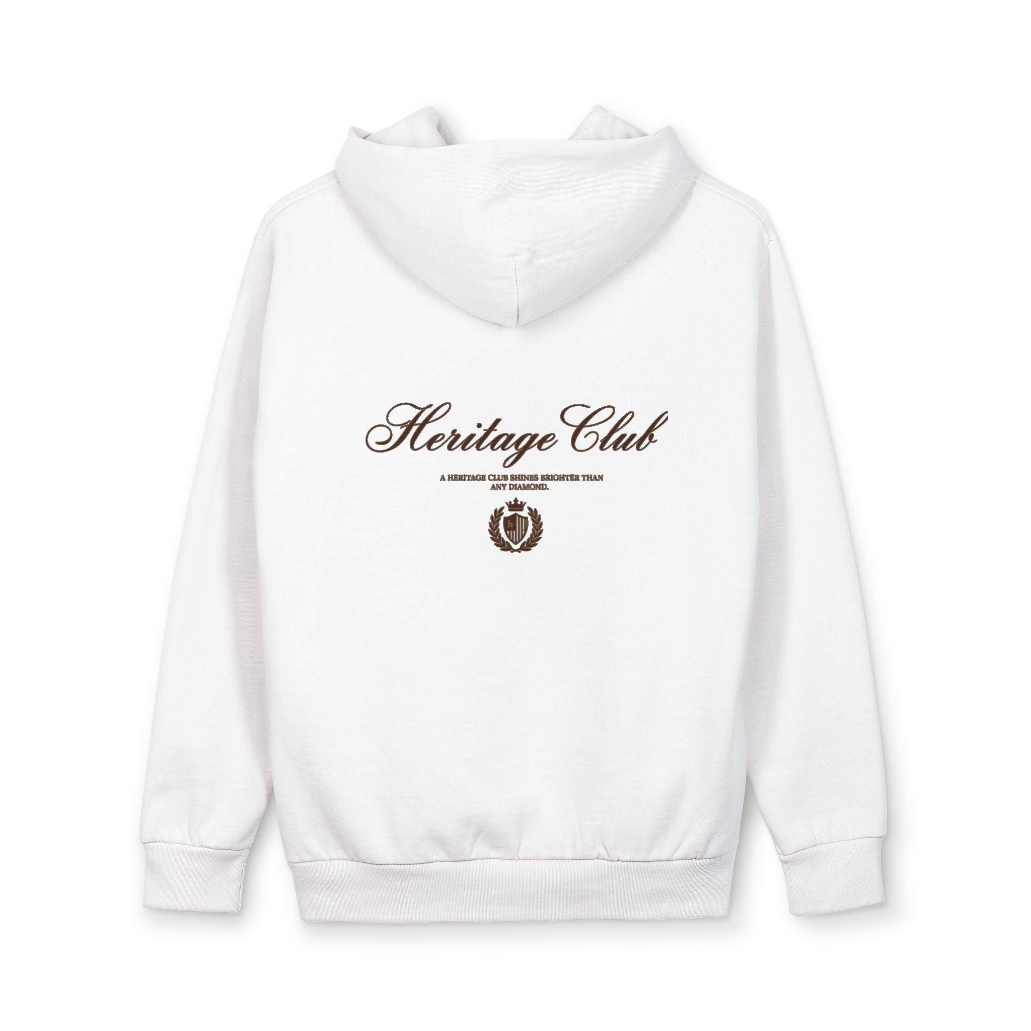 Heritage Club Hoodie — Vintage Script Logo Pullover