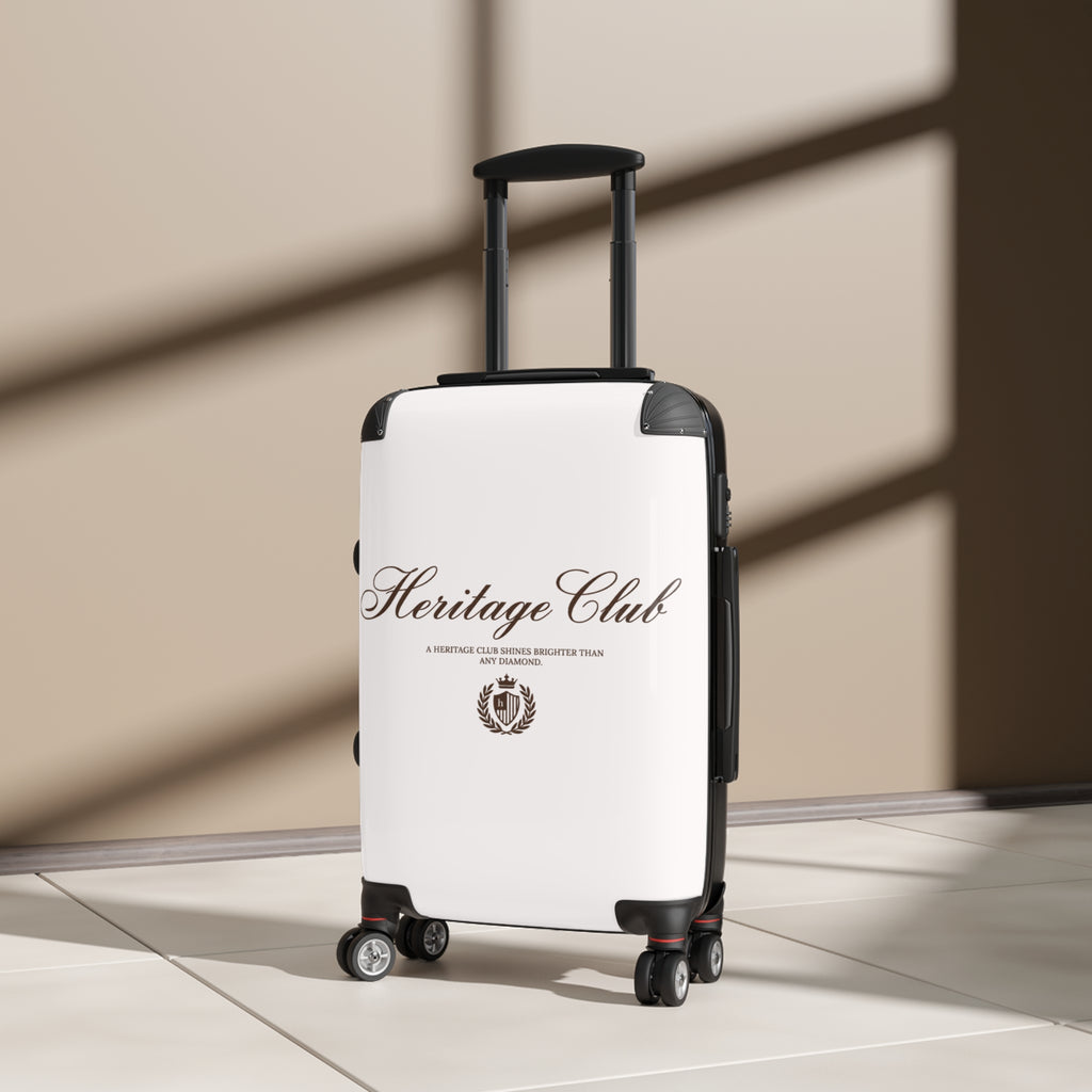 Heritage Club Carry-On Suitcase — Vintage Crest Travel Luggage