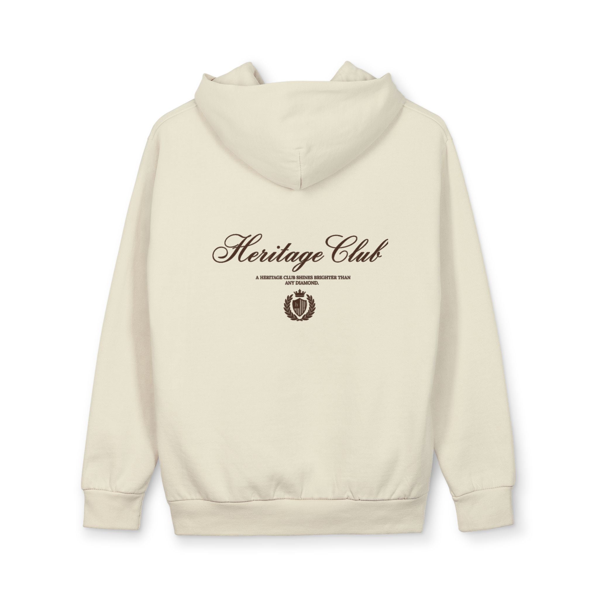 Heritage Club Hoodie — Vintage Script Logo Pullover