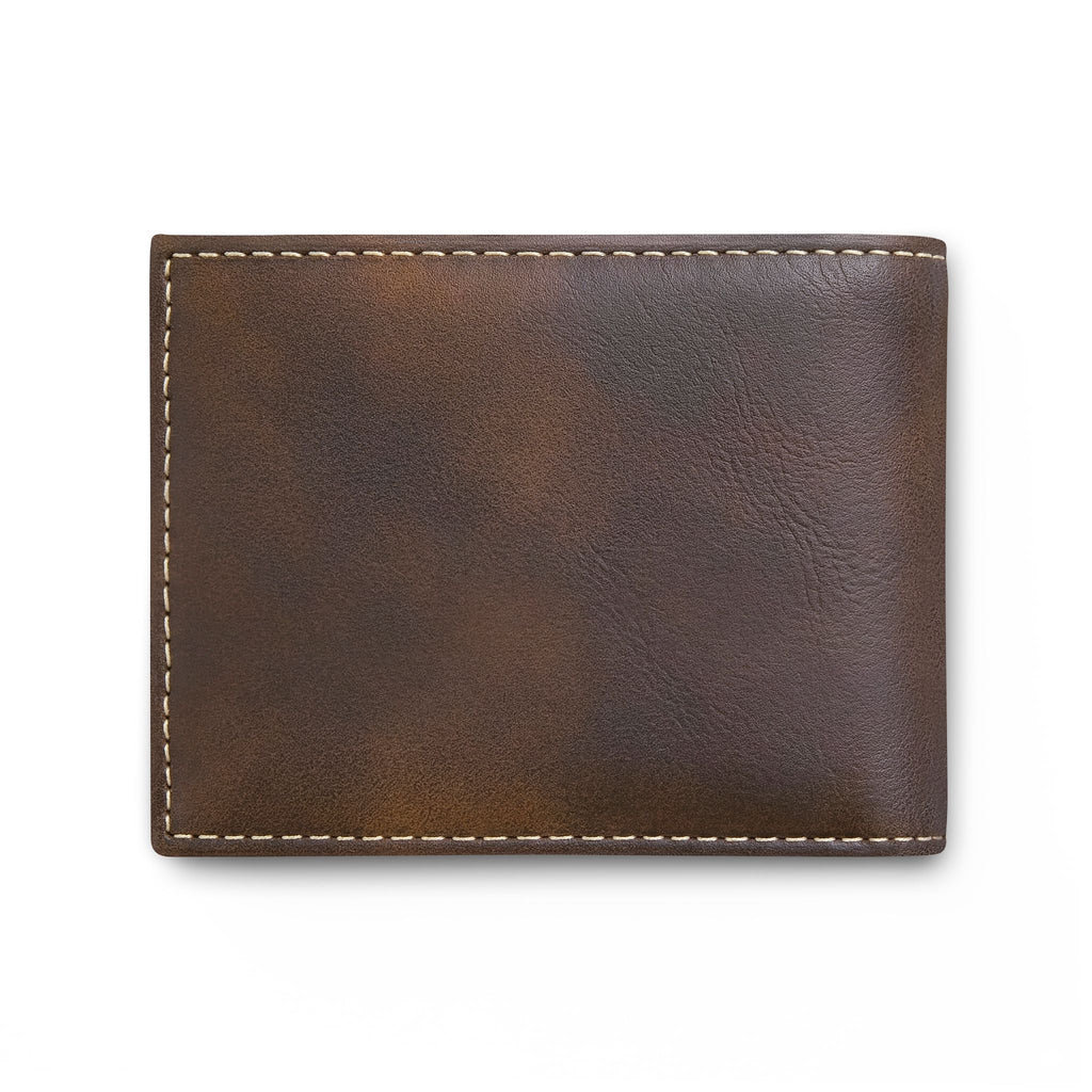 Heritage Club Leather Bi-Fold Wallet with Flip — Slim RFID Card Holder