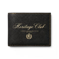 Heritage Club Leather Bi-Fold Wallet with Flip — Slim RFID Card Holder