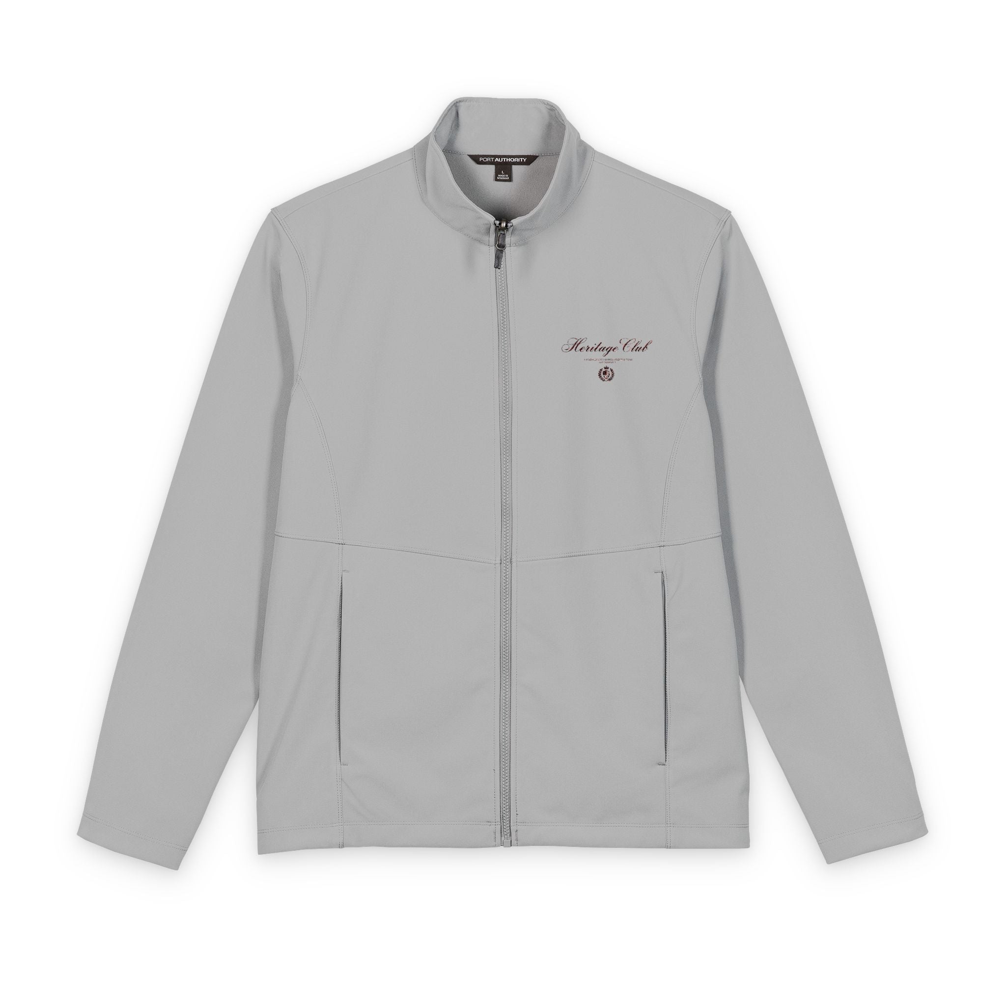 Men's Soft Shell Jacket — Embroidered 'Port Authority' Casual Outerwear