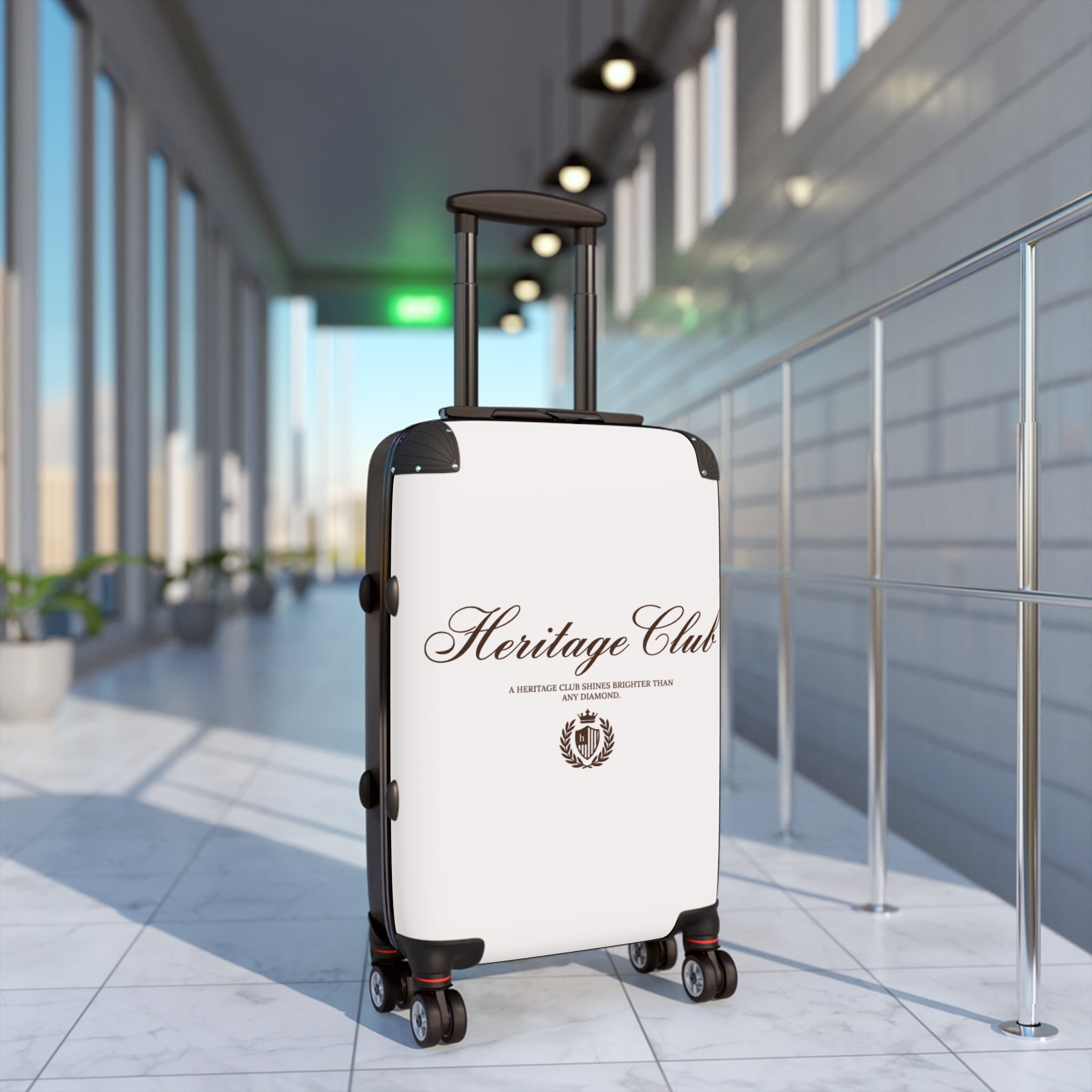 Heritage Club Carry-On Suitcase — Vintage Crest Travel Luggage