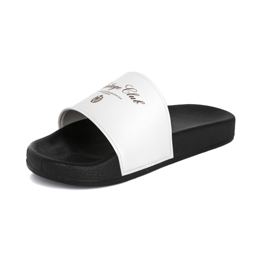 Heritage Club Logo Slide Sandals — Men's Casual Pool & Beach Slides - Heritage Club
