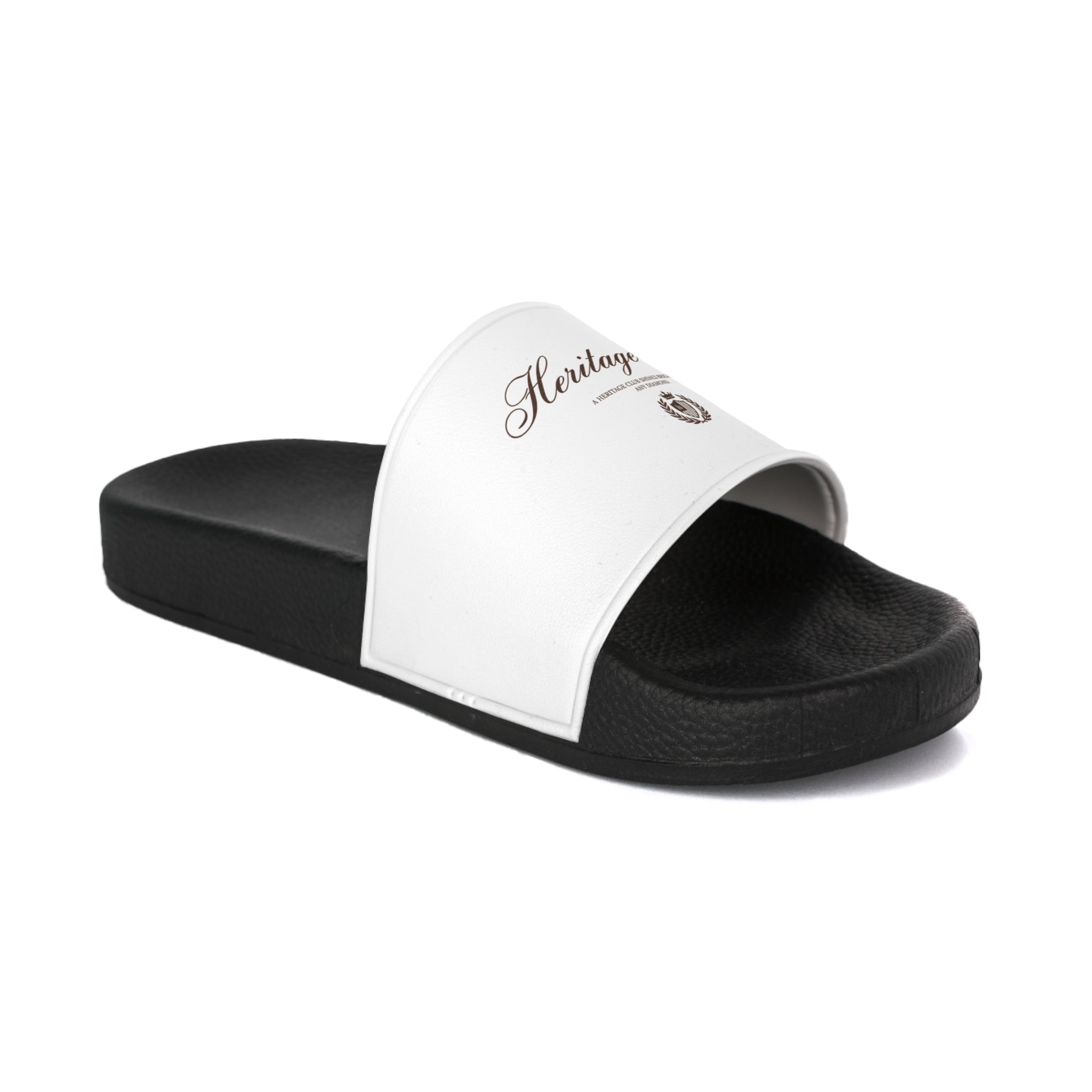 Heritage Club Logo Slide Sandals — Men's Casual Pool & Beach Slides - Heritage Club